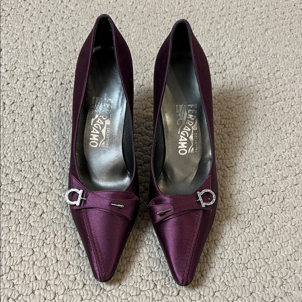 Salvatore Ferragamo Women's Deep Purple Heels